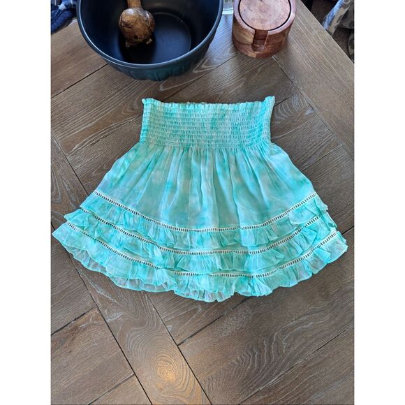 Ramy Brook Dresses & Skirts - Ramy Brook Teal Tiered Mini Skirt Size XS